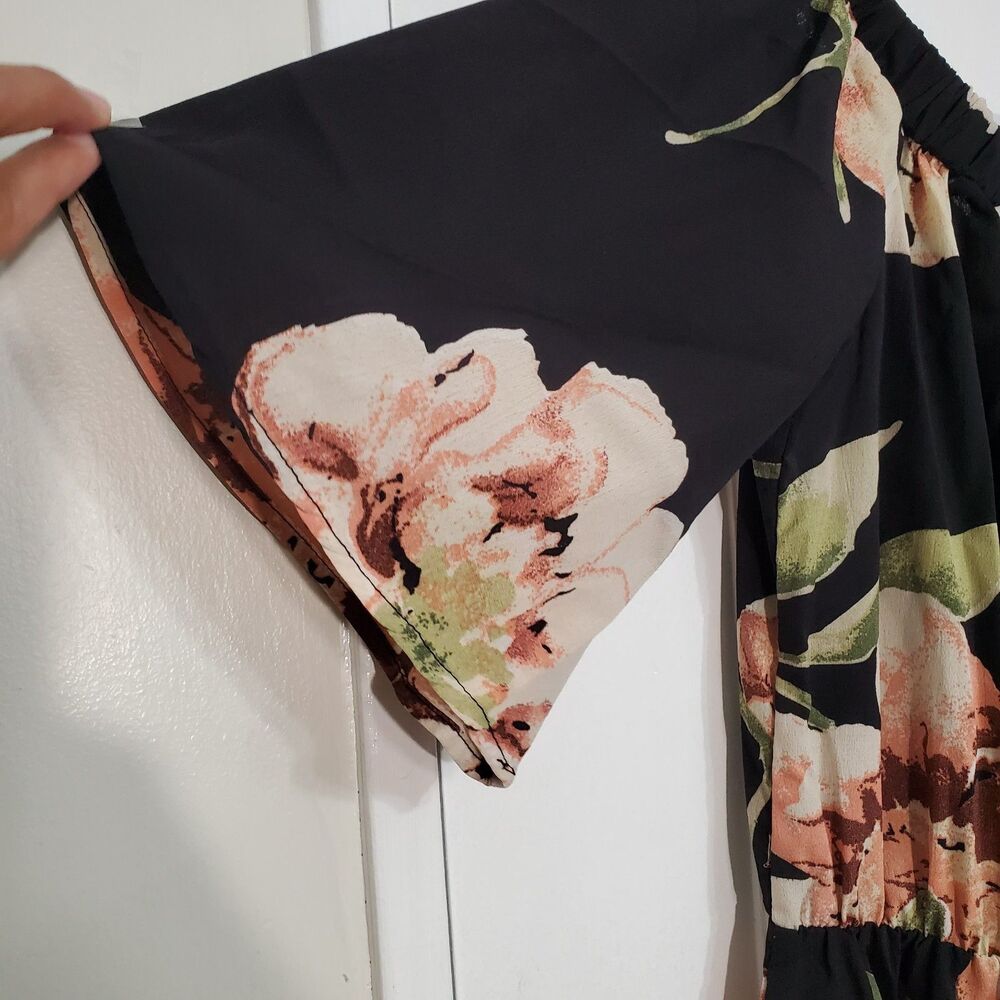 YOINS Your Inspiration Off the Shoulder floral dress Size XL. SKU#A-121 - Picture 7 of 16